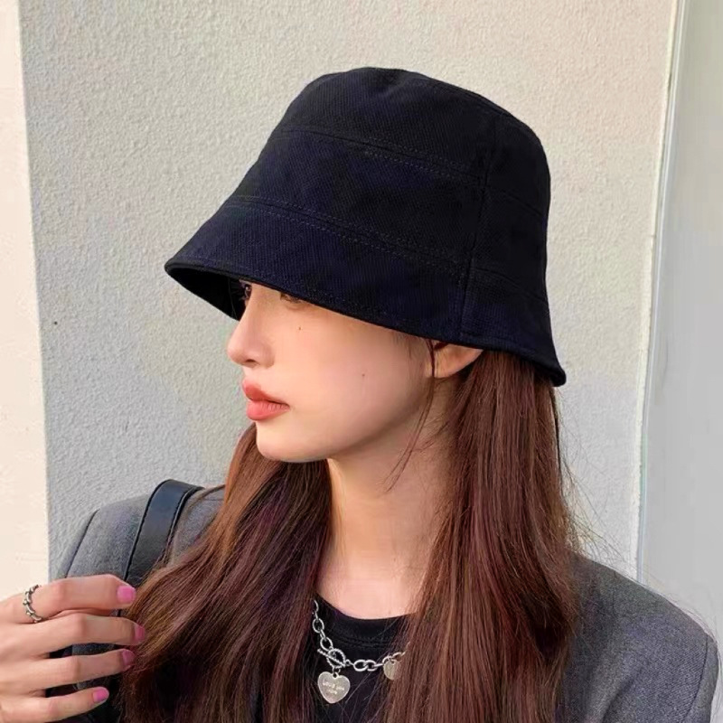 New Spring and Summer Japanese Designer Face-Looking Small Fisherman Hat Women's All-Match Sun Protection Hat Sun Hat Bucket Basin Hat