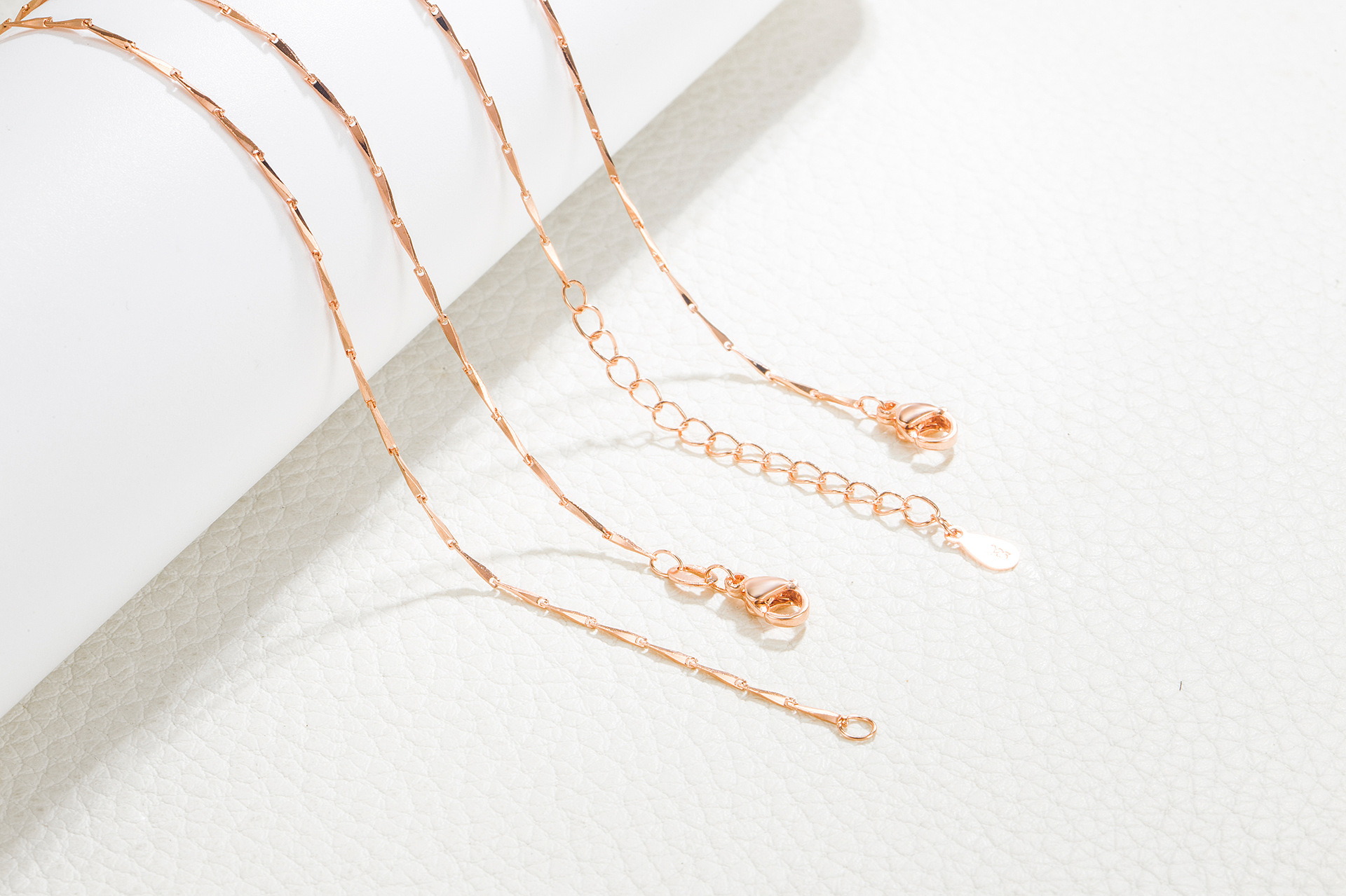 跨境镀玫瑰金项链 女短款锁骨 瓜子链 流行时尚饰品 单链吊坠配链