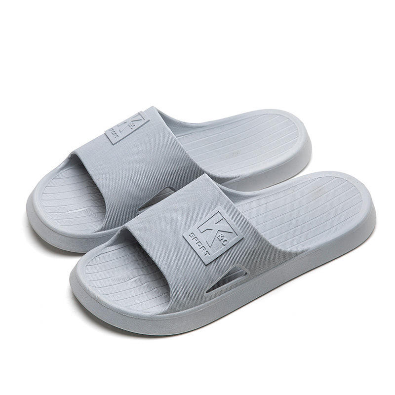 Summer Slippers Men's Indoor Household Bathroom Bath Non-Slip Thick Soft Bottom Shit Feeling Couple Women's Outer Wear