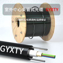 GYXTY中心束管式室外光缆Y护套2芯-24芯自承单模架空光纤 生产厂