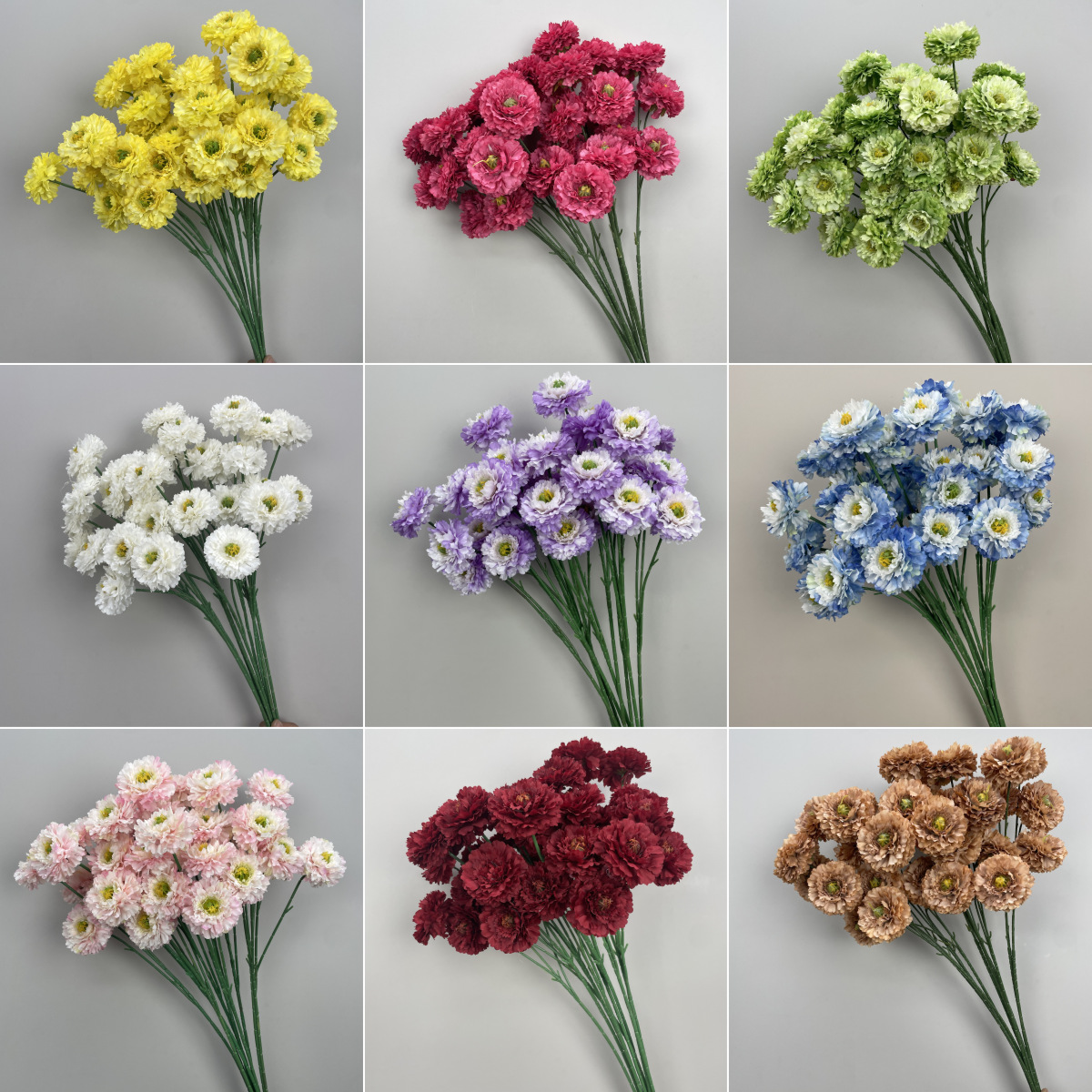 仿真花批发千层牡丹婚庆绢花婚礼装饰插花吊顶花商场造景花艺假花