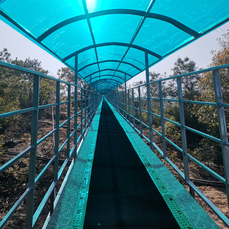 nortec景区魔毯 双驱装置 助力游客上山游玩观光输送带规格600mm