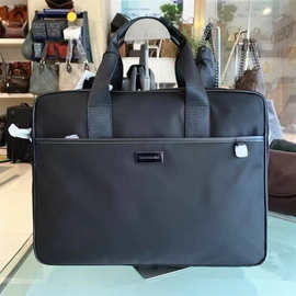 新秀丽牛津布手提包文件帆布办公电脑包男士公文包商务包高端男包
