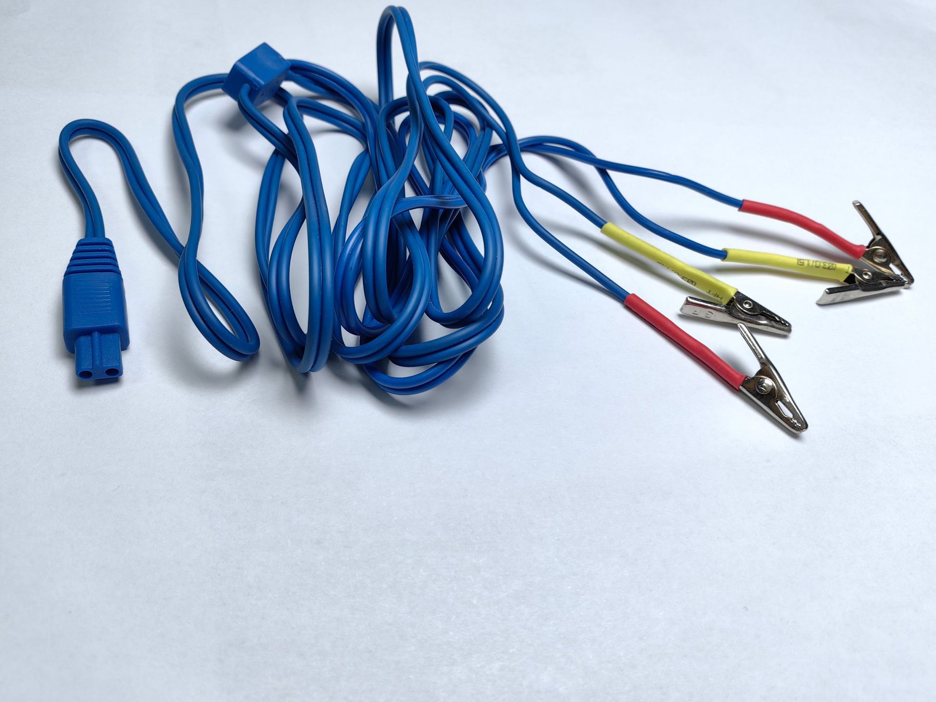 长城插头1.2米长一拖四鳄鱼夹线 夹子线 电极线