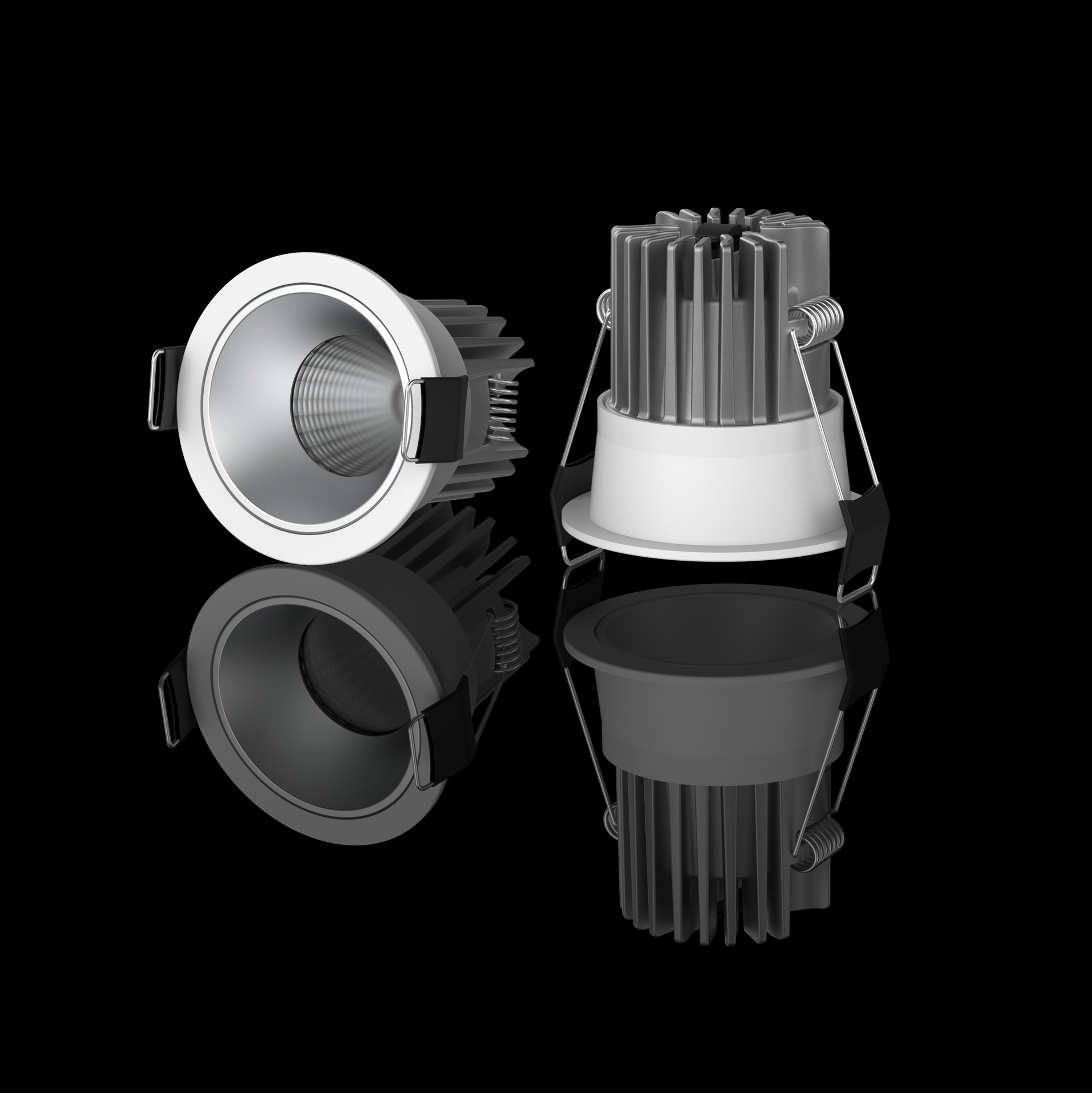 光柚灯具-万豪直照不可调筒射灯售楼部展示厅嵌入式10w18瓦深防眩