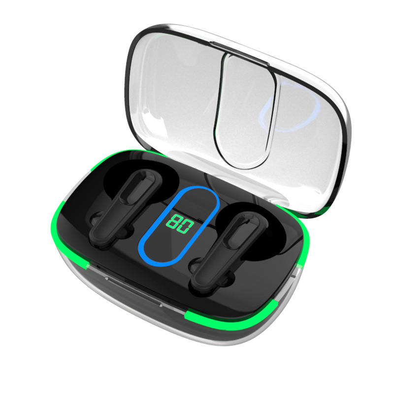 New Pro70 Cross-Border Foreign Trade A6s F9 TWS Bluetooth Headset Sports Semi-in-Ear Transparent Warehouse Wireless Charger