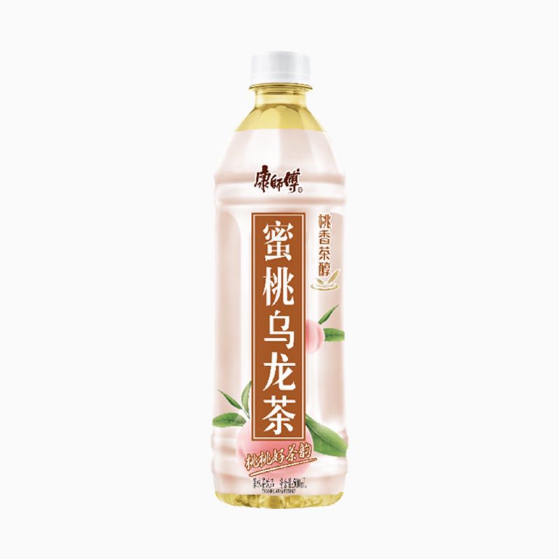 康师傅新品饮料 蜜桃乌龙茶500ml*15整箱装清凉茶饮聚会饮品批发
