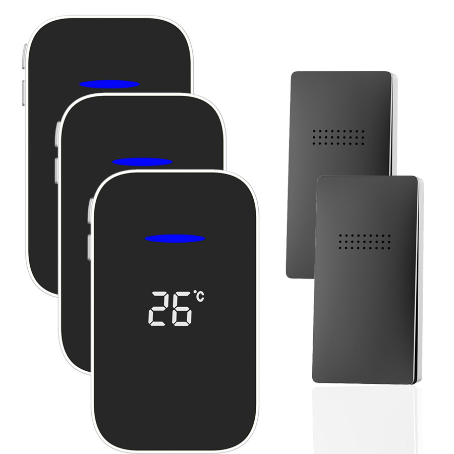 无线门铃家用无线门铃无线门铃家装老人呼叫器二拖三-阿里巴巴