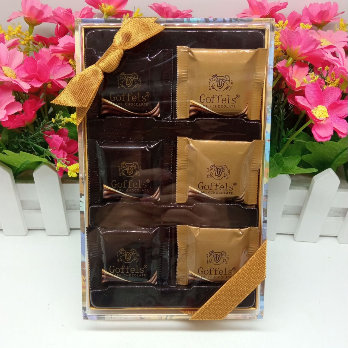 格斐丝 纯脂生巧克力 6片水晶盒装-阿里巴巴