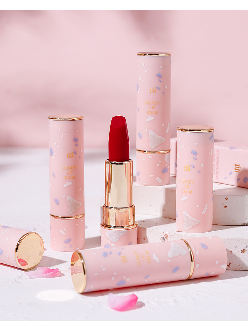 xixi心慕柔滑口红雾面丝绒持妆显色不易脱妆素颜学生款小红书口红