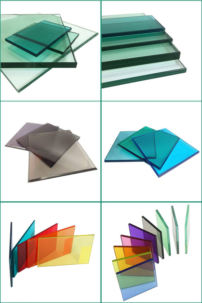 厂家定做 夹胶玻璃 钢化安全玻璃 彩色夹胶渐变玻璃 钢化玻璃加工