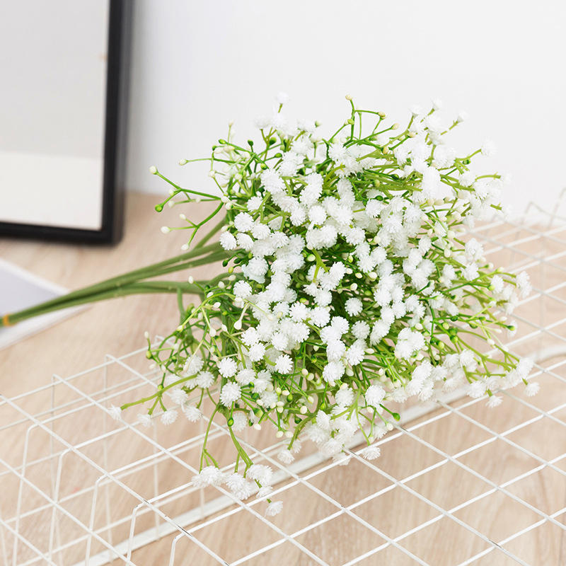 朵芙仿真水草满天星假花田园塑料植物客厅餐桌家居摆放装饰手捧花