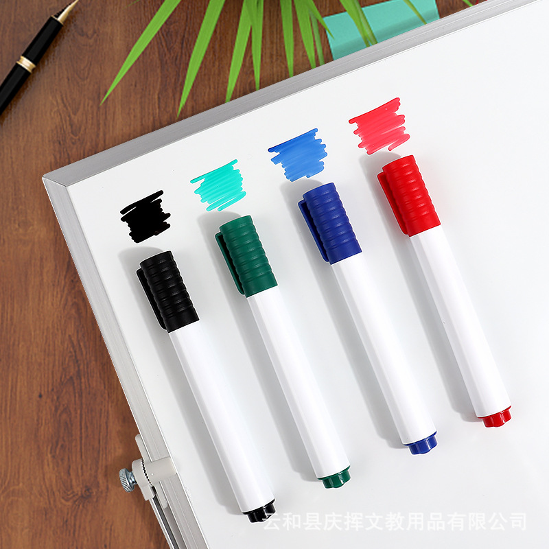 Large Whiteboard Marker Erasable Creative Office Teaching Large Capacity Quick-Drying Water-Based Erasable Color Marking Pen Wholesale