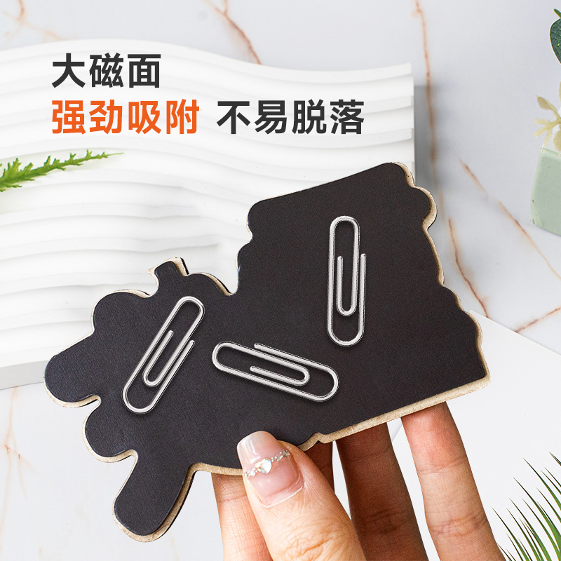 Cultural and Creative Tourism City Scenic Spot Wooden Epoxy Refridgerator Magnets Customized Creative Gifts Wood Magnetic Cartoon Crafts