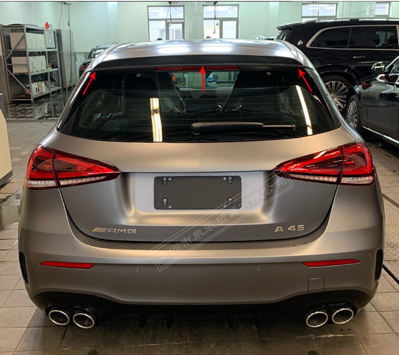 适用奔驰a级w177 a260 a200 a180 a250改装a45 amg尾翼小鸭尾顶翼
