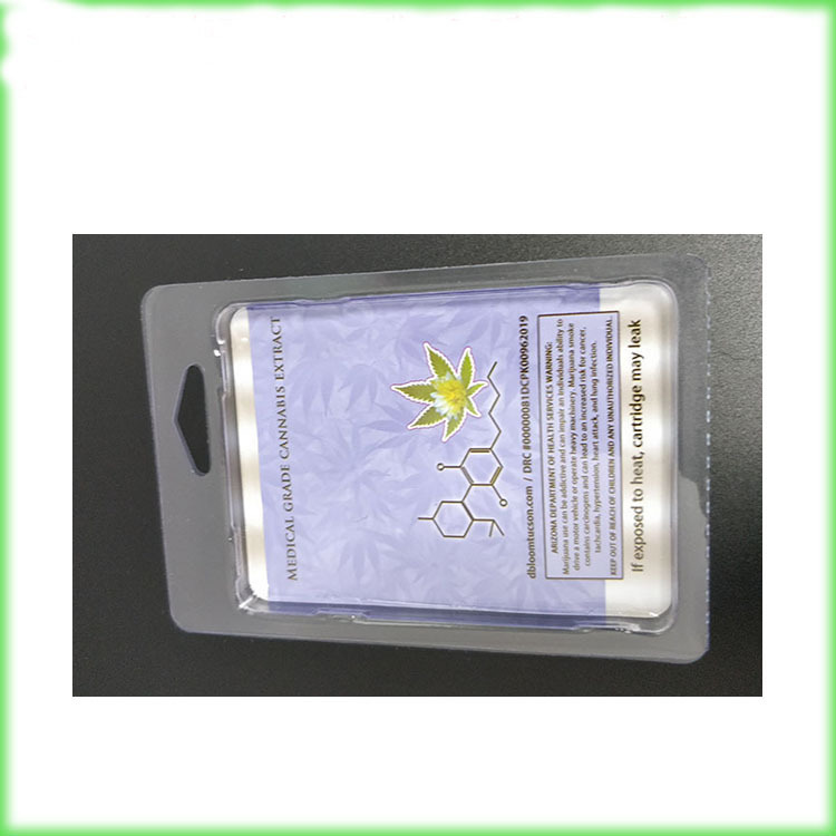 电子烟吸塑泡壳 cbd 1ml 吸塑包装盒 带卡纸 可加工定制