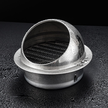 304不锈钢风帽外墙通风口排气罩防雨帽油烟管帽新风口不锈透气口