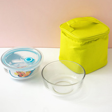 海洋系列玻璃保鲜碗系列冰包两件套耐高温密封圈玻璃保鲜盒
