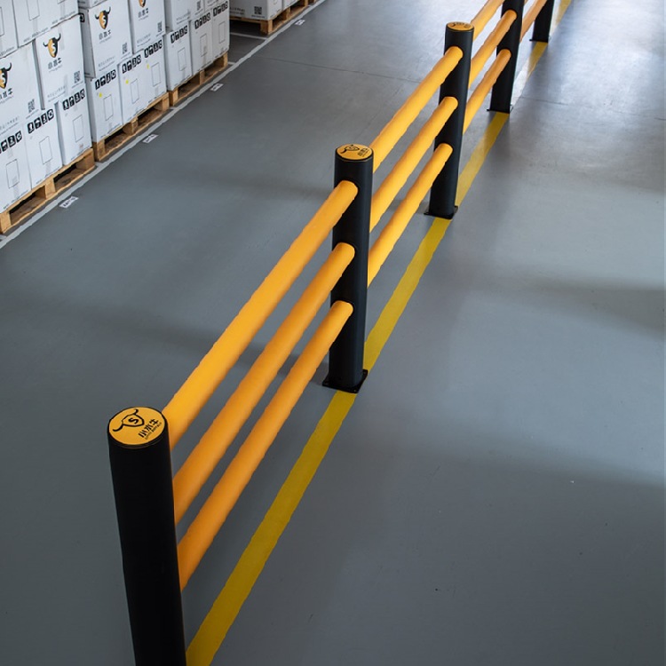 店铺冲量款 小水牛柔性防撞护栏 围栏 柯尼科la三杠道路工业护栏