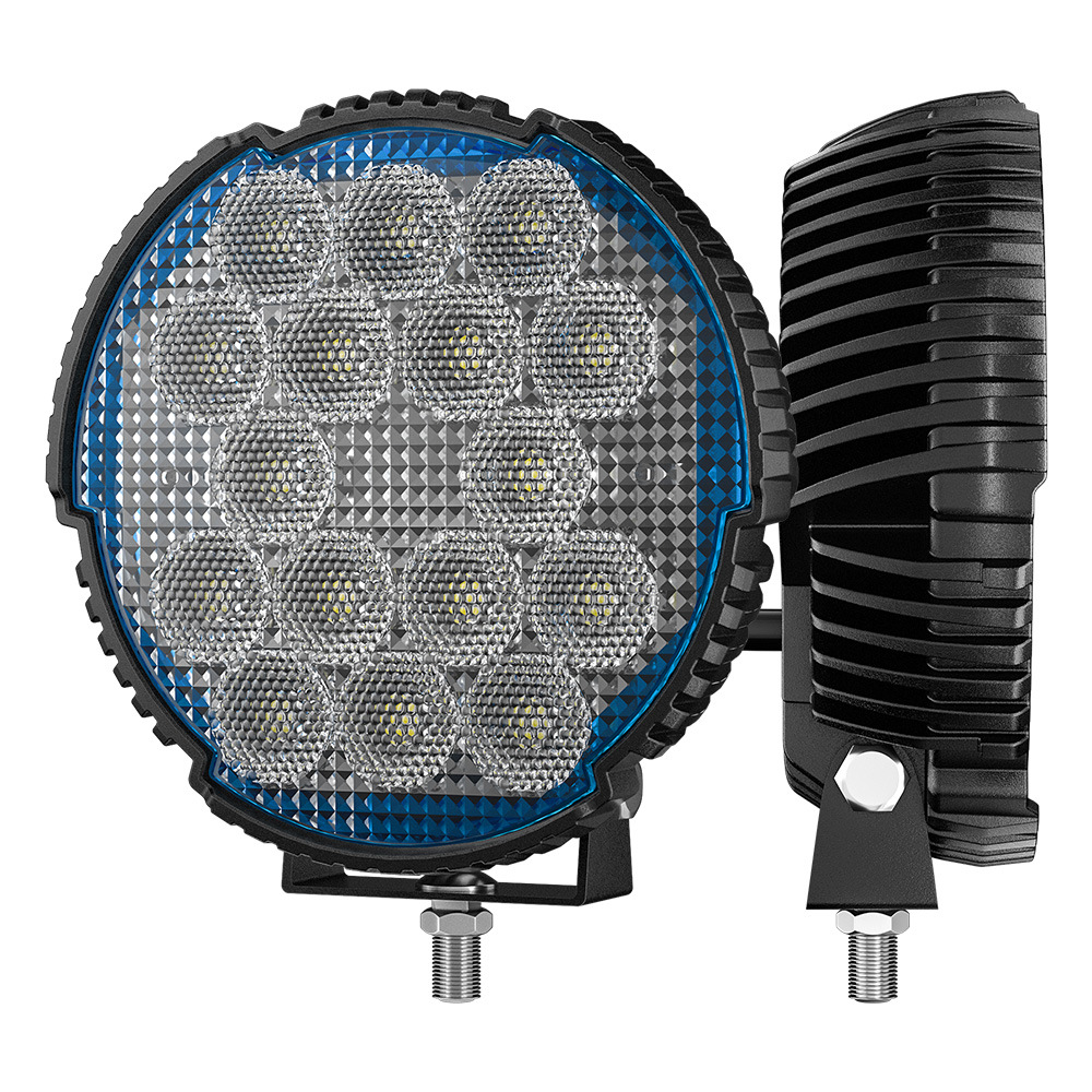 跨境新品led汽车圆形工作灯高亮45w越野车叉车卡车工程照明检修灯