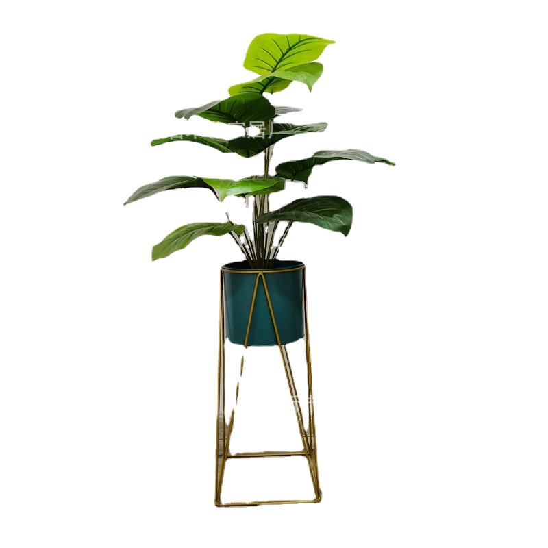Factory Direct Sales Nordic Home Living Room Interior Green Radish Flower Stand Floor-Standing Outer Balcony Simple Modern Plant Shelf