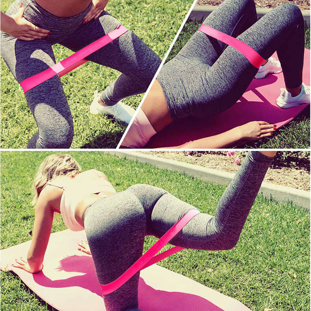 瑜伽健身拉力圈运动减肥塑腿弹力带力量康复训练健身环形阻力圈