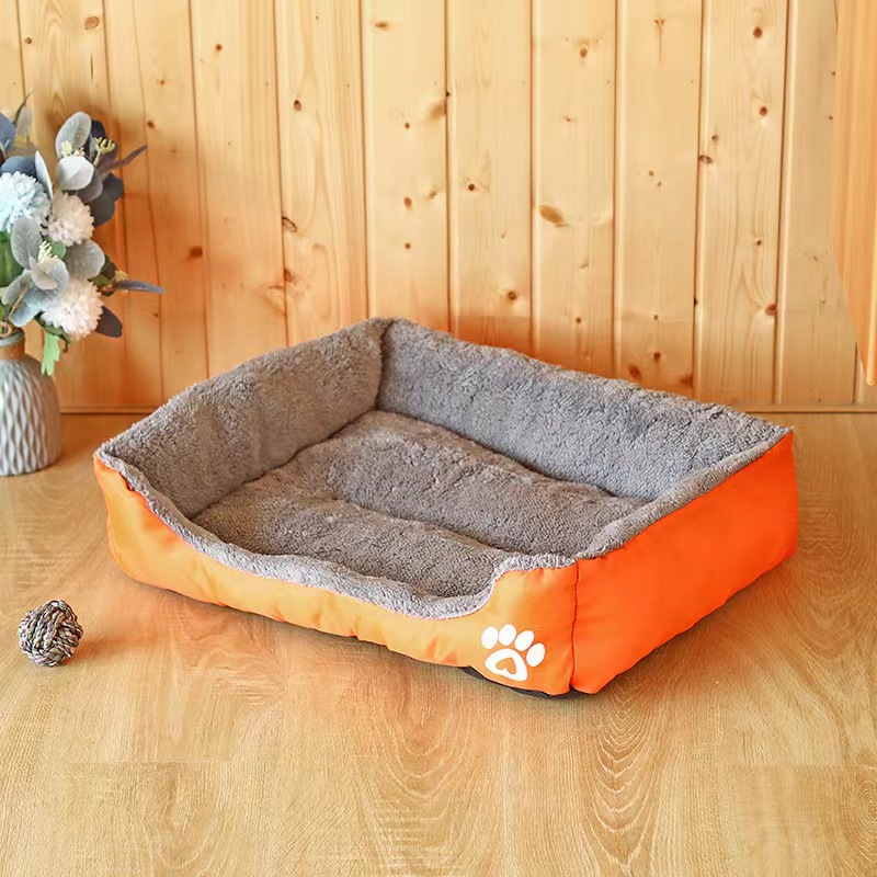 Pet Bed Kennel Four Seasons Universal Large Anti-Tearing Ground Bed Waterproof Bite-Resistant Moisture Proof Pad Dog Mattress