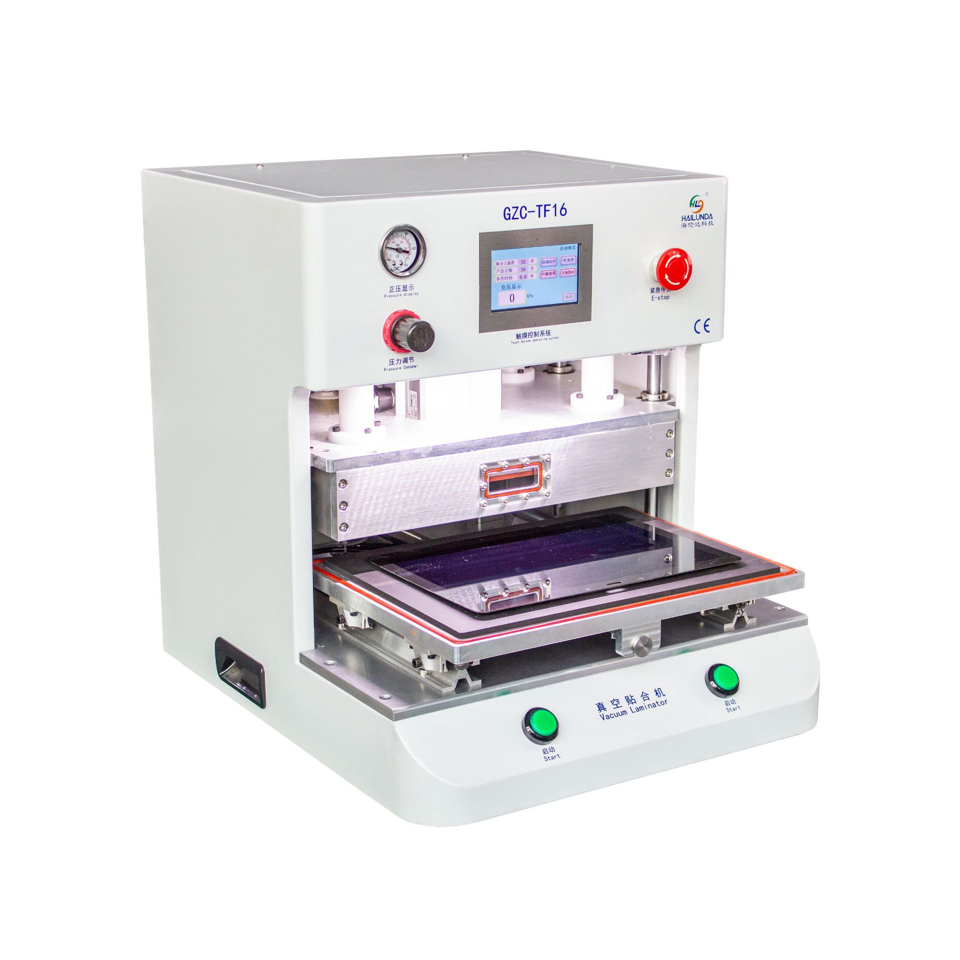 高速贴片机 工厂加工oca真空贴合机18寸手机平板压屏机海伦达tf16