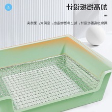 兔厕所兔子猪大号防掀翻方形宠物便盆防喷尿屎盆用品速卖通代发