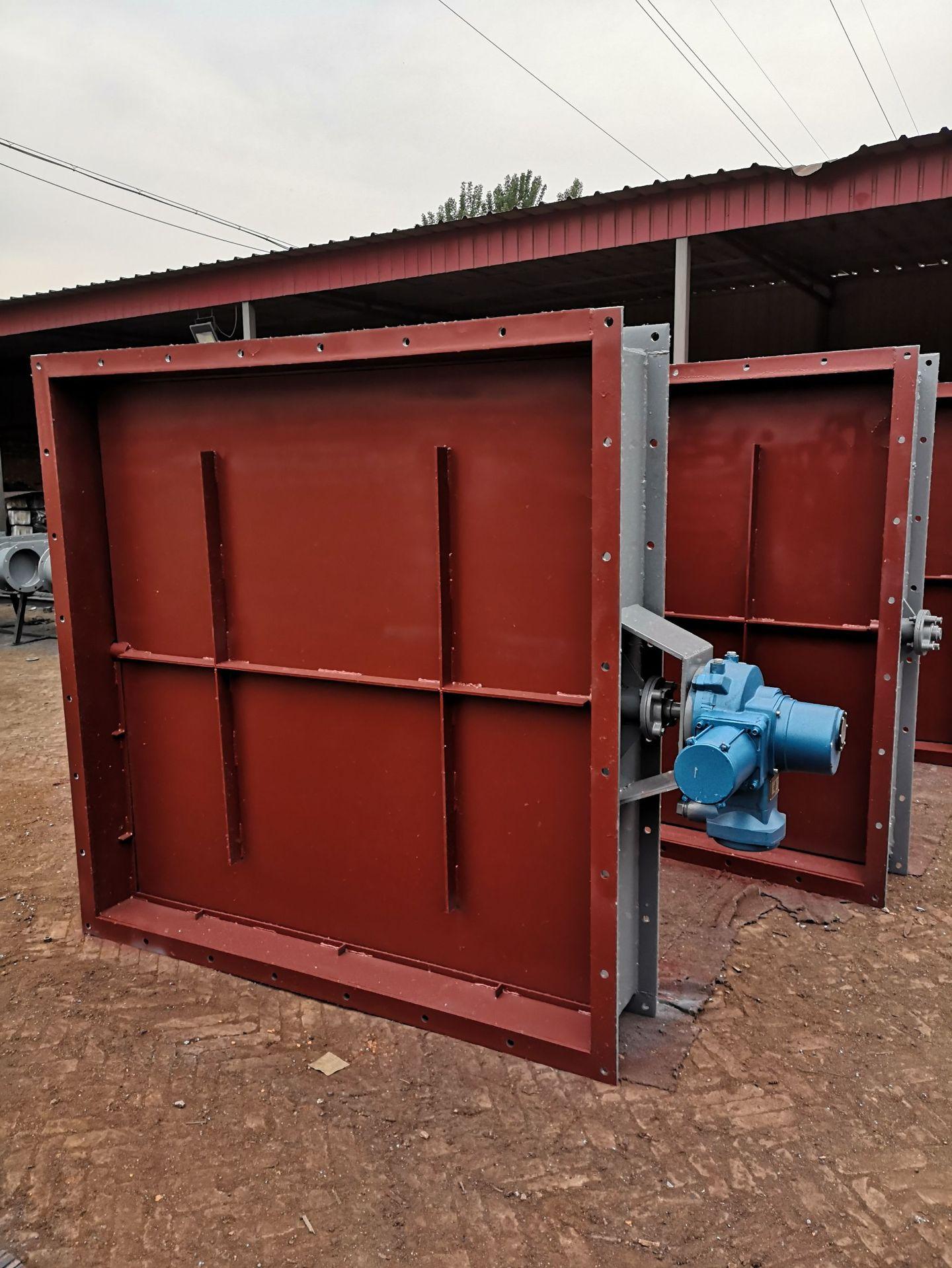 加工定制高温调节通风烟道风门 圆口径方口蝶阀电动翻板d941w-1c