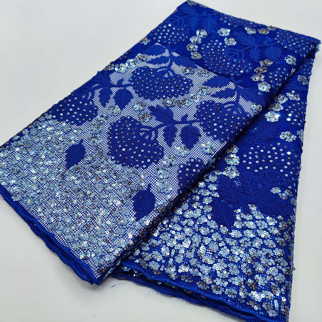 new sequins亮片网布绣花面料女装连衣裙婚纱礼服刺绣面料 jx1822