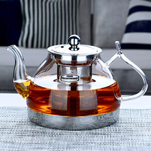 玻润 电磁炉玻璃茶壶 耐热玻璃煮茶器 家用加厚耐高温煮茶壶