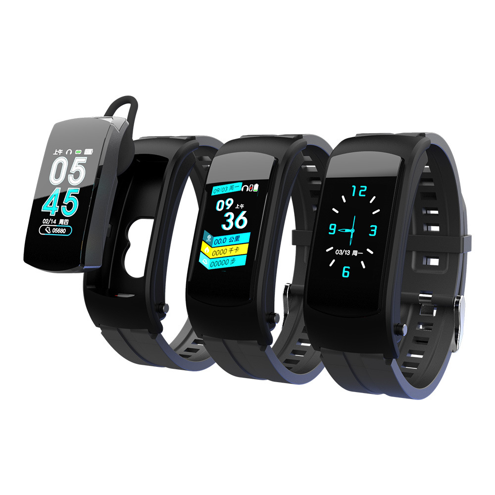 sjmd t3双温度监测通话手环三合一智能手环 心率血压血氧手环