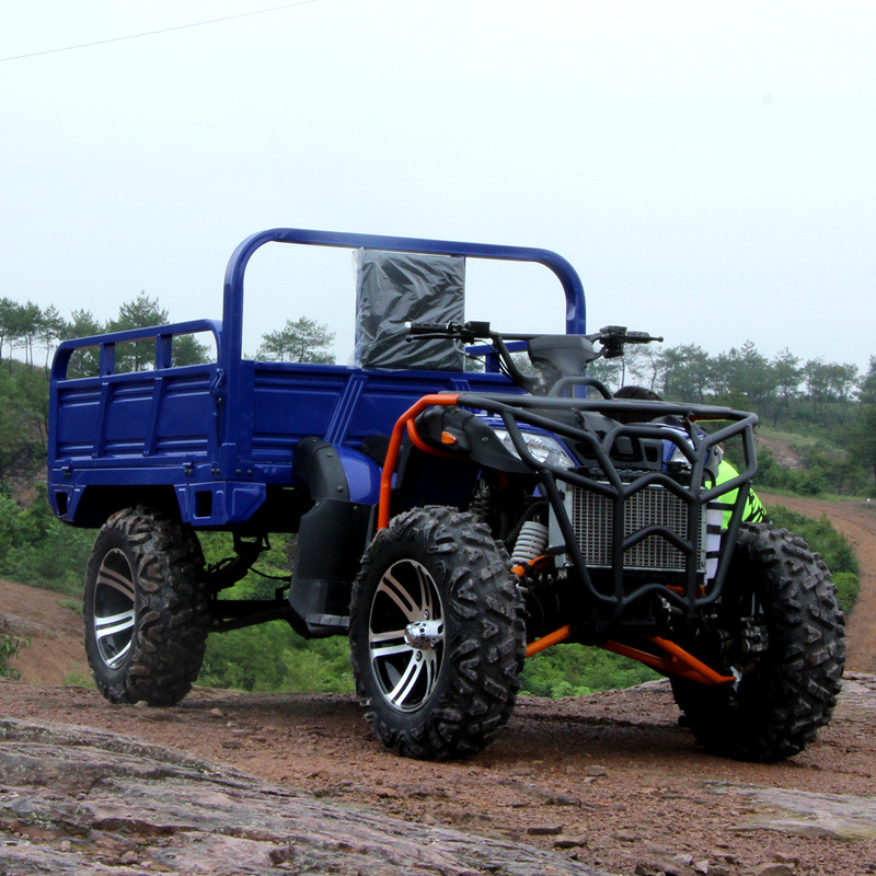大牛四驱沙滩车四轮越野摩托车拖斗农用车全地形车atv山地农夫车
