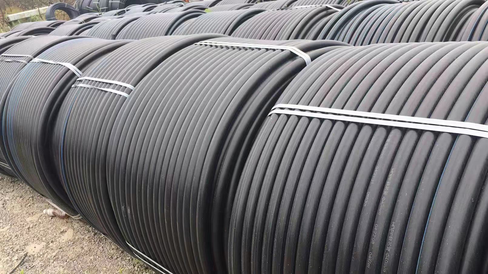 pe穿线管 电缆保护管 三色子管 pe盘管通讯管 电缆穿线管pe穿线管