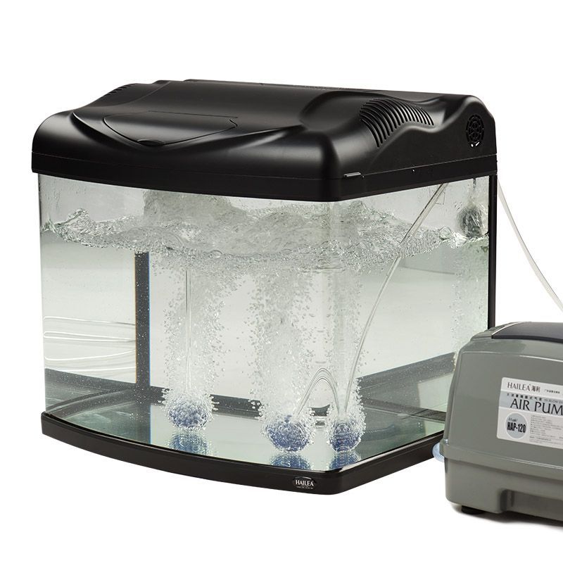 海利hap-120大气量静强力氧气泵增氧泵鱼缸增氧养鱼水族加氧泵