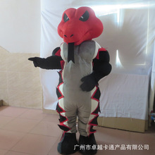 来图制作卡通人偶服装人穿戴行走玩偶道具吉祥物公仔蛇