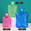 transparent Hot water bottle explosion-proof Hot water bottle Belly Hot Irrigation Flushed student Hand Po Take it with you Amazon