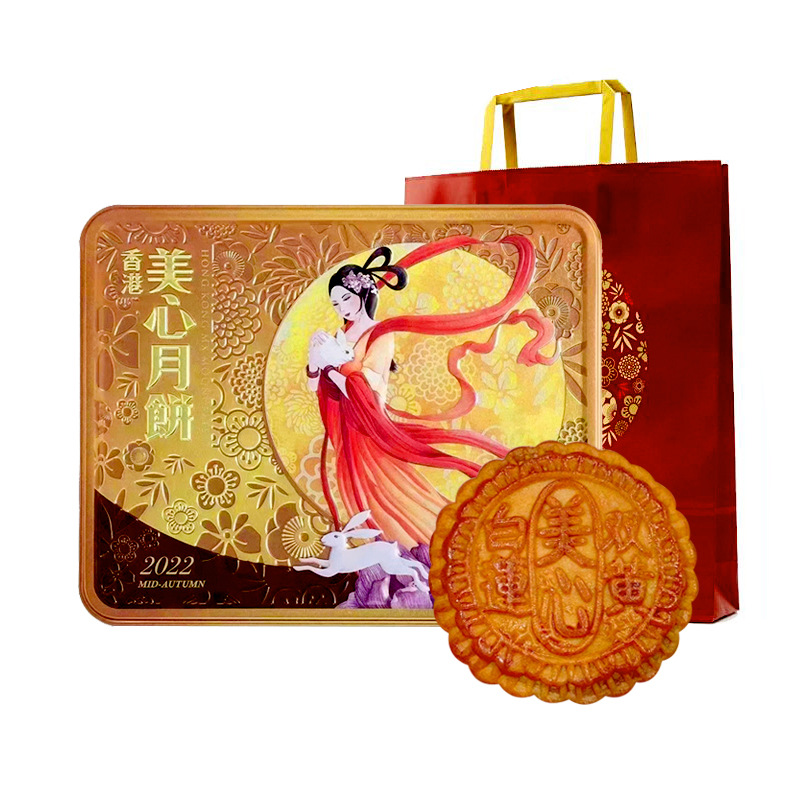 香港美心双黄白莲蓉月饼740g*20盒/箱-阿里巴巴