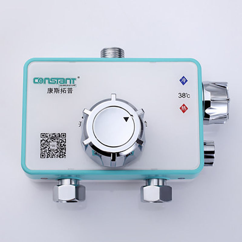 工厂直销恒温阀明装太阳能电热水器智能恒温混水阀冷热调节器淋浴