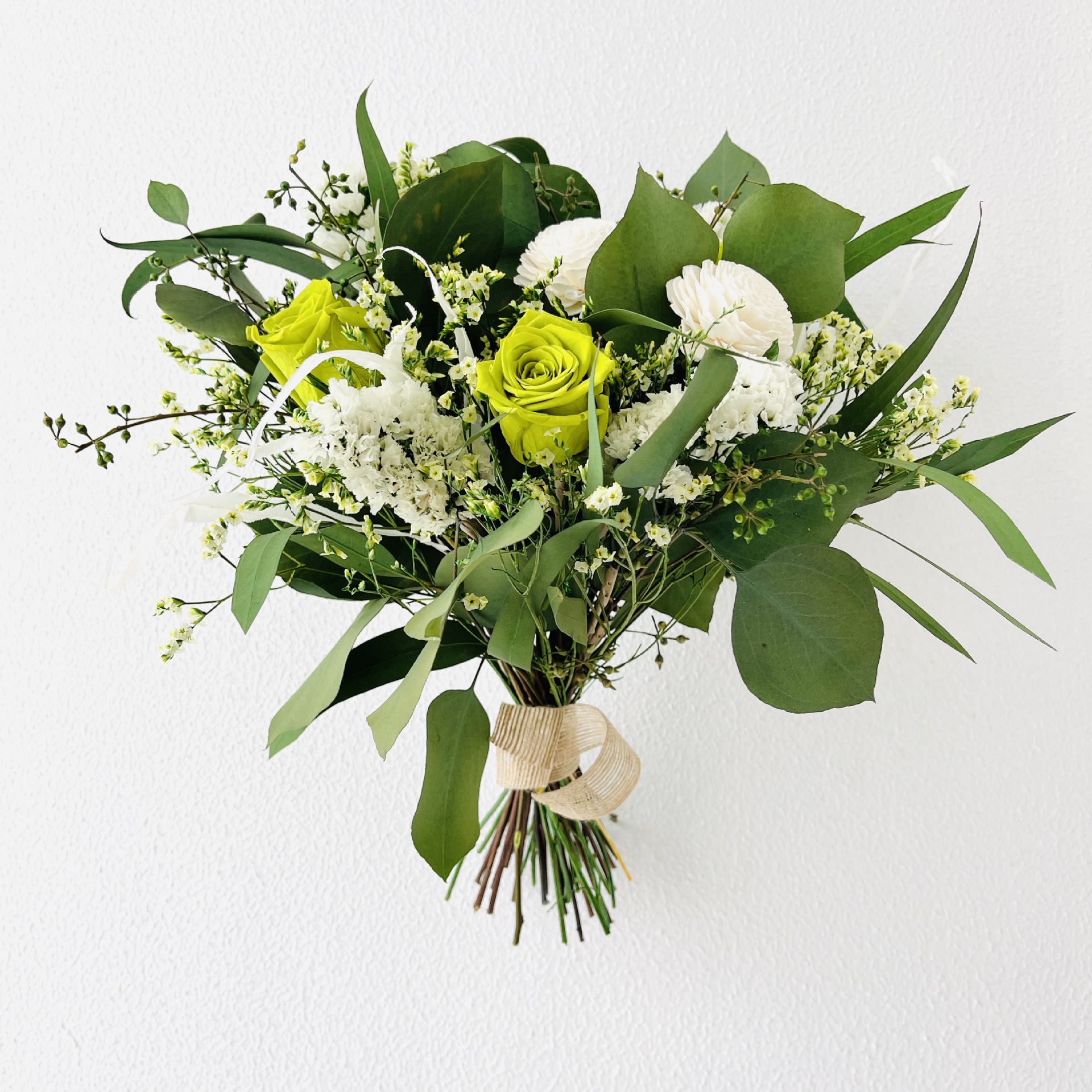 森系花束新娘手捧花玫瑰永生花婚礼求婚拍照道具生日礼品茶几装饰