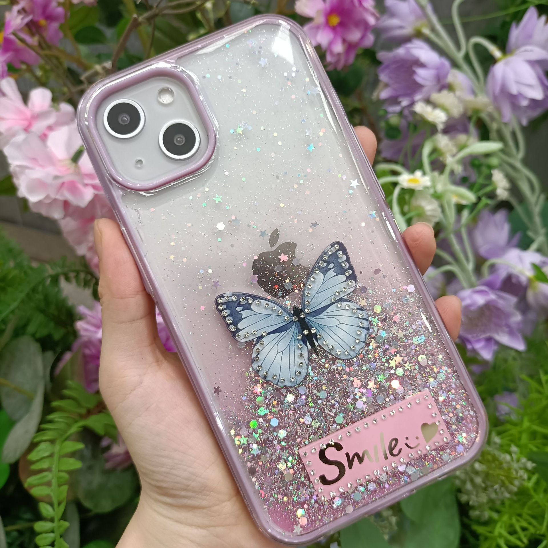 南美爆款适用redmi 10c渐变滴胶蝴蝶印花手机壳xiaomi poco x4pro