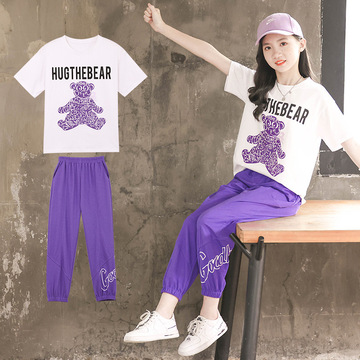 女童夏装套装2023年新款儿童装洋气网红运动夏季大童女装12岁女孩