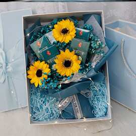 生日放香烟爱心礼盒包装盒送男友抖音创意装烟的礼品盒男士网红款