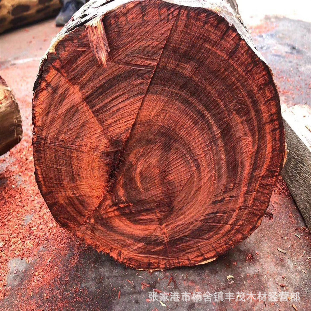 血檀原木 赞比亚血檀 小叶紫檀板材 高油密紫檀 红木板材