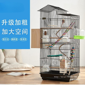 包邮超特大豪华鹦鹉笼鸟笼子家用虎皮牡丹玄凤大号繁殖笼观赏