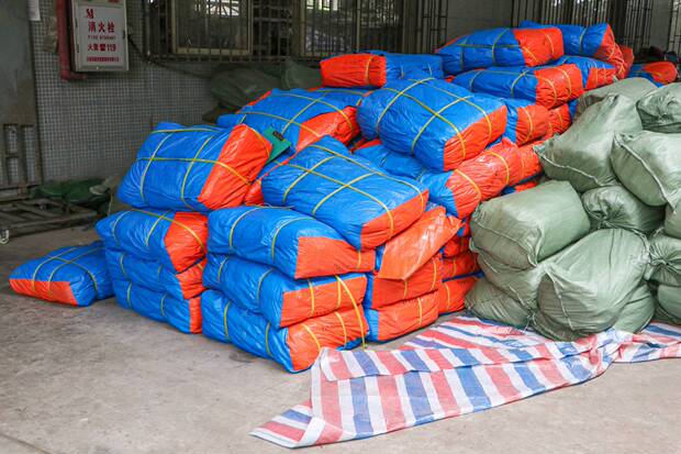 定制500g阻燃防火布 pvc防火帆布 加厚防水防晒阻燃三防布篷布