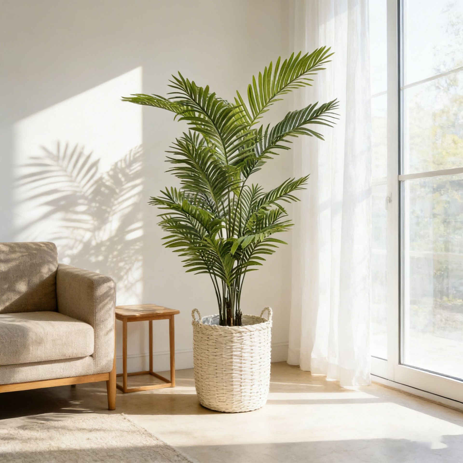 cross-border disassembly simulation areca palm potted indoor large floor ornaments floor-standing decorations bonsai simulation areca palm