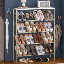 家用室内外省空间鞋柜拖鞋收纳置物架子多层夹缝简易小窄鞋架门口