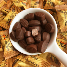 糖田米田可可豆糖开袋即食咖啡粉巧克力压缩片嚼着吃袋装网红包装